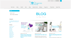 Desktop Screenshot of blog.theorganicpharmacy.com
